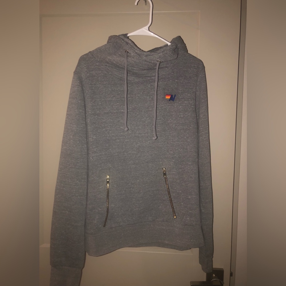 Aviator Nation Ninja grey hoodie L